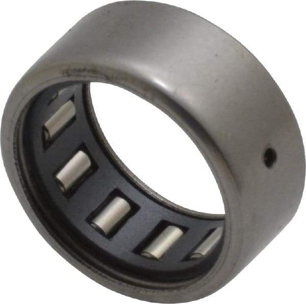 IKO - 1/2" Bore Diam, 820 Lb. Dynamic Capacity, 1/2 x 11/16 x 5/16", Caged, Open End, Shell Needle Roller Bearing - 11/16" Outside Diam, 5/16" Wide - A1 Tooling