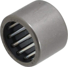 IKO - 5/8" Bore Diam, 2,330 Lb. Dynamic Capacity, 5/8 x 13/16 x 5/8", Caged, Open End, Shell Needle Roller Bearing - 13/16" Outside Diam, 5/8" Wide - A1 Tooling