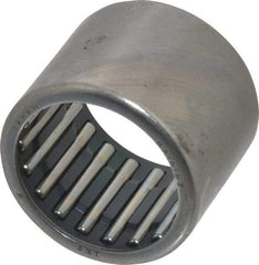 IKO - 1" Bore Diam, 5,600 Lb. Dynamic Capacity, 1 x 1-1/4 x 1", Caged, Open End, Shell Needle Roller Bearing - 1-1/4" Outside Diam, 1" Wide - A1 Tooling