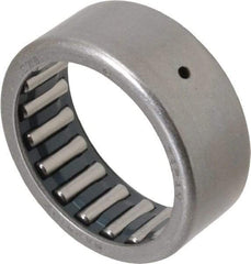 IKO - 1-1/2" Bore Diam, 6,800 Lb. Dynamic Capacity, 1-1/2 x 1-7/8 x 3/4", Caged, Open End, Shell Needle Roller Bearing - 1-7/8" Outside Diam, 3/4" Wide - A1 Tooling