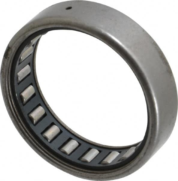 IKO - 1-1/2" Bore Diam, 4,200 Lb. Dynamic Capacity, 1-1/2 x 1-7/8 x 1/2", Caged, Open End, Shell Needle Roller Bearing - 1-7/8" Outside Diam, 1/2" Wide - A1 Tooling