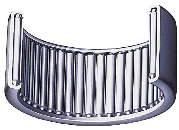 IKO - 1.181" Bore Diam, 6,300 Lb. Dynamic Capacity, 30 x 37 x 26mm, Caged, Open End, Shell Needle Roller Bearing - 1.457" Outside Diam, 1.024" Wide - A1 Tooling