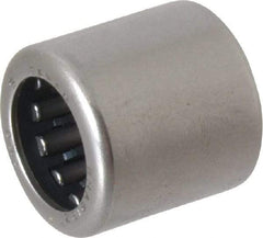 IKO - 1/2" Bore Diam, 2,850 Lb. Dynamic Capacity, 1/2 x 3/4 x 3/4", Caged, Shell Needle Roller Bearing - Heavy Section, 3/4" Outside Diam, 3/4" Wide - A1 Tooling