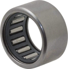 IKO - 5/8" Bore Diam, 2,250 Lb. Dynamic Capacity, 5/8 x 7/8 x 1/2", Caged, Shell Needle Roller Bearing - Heavy Section, 7/8" Outside Diam, 1/2" Wide - A1 Tooling