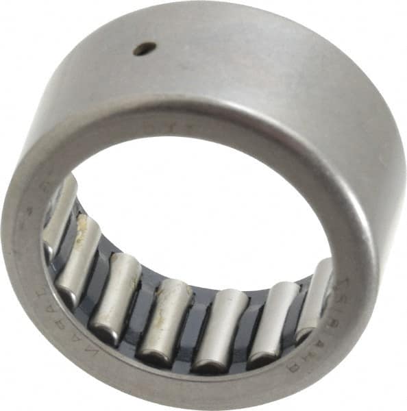 IKO - 1-1/8" Bore Diam, 5,700 Lb. Dynamic Capacity, 1-1/8 x 1-1/2 x 3/4", Caged, Shell Needle Roller Bearing - Heavy Section, 1-1/2" Outside Diam, 3/4" Wide - A1 Tooling