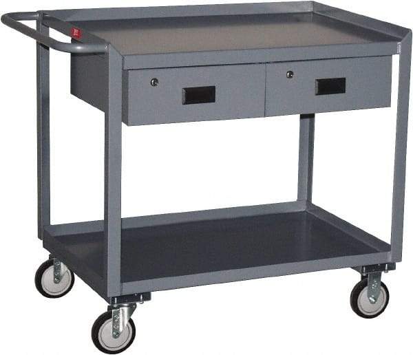 Jamco - Flush Mobile Work Bench - Steel, Gray, 30" Long x 36" Deep x 39" High - A1 Tooling