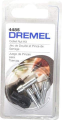 Dremel - 1/32, 1/16, 3/32 and 1/8 Inch Rotary Tool Collet Nut Kit - Includes 480, 481, 482, 483 and Collet Nut - A1 Tooling