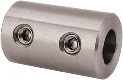 Climax Metal Products - 5/16" Inside x 5/8" Outside Diam, Stainless Steel Set Screw Rigid Coupling - 1" Long - A1 Tooling