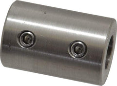 Climax Metal Products - 1/2" Inside x 1" Outside Diam, Stainless Steel Set Screw Rigid Coupling - 1-1/2" Long - A1 Tooling