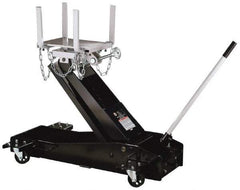 Omega Lift Equipment - 3,000 Lb Capacity Transmission Jack - 7-7/8 to 37-1/4" High, 26" Chassis Width x 46-3/4" Chassis Length - A1 Tooling