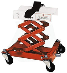 Value Collection - 450 Lb Capacity Mechanical Transmission Scissor Jack - 7-1/4 to 22-1/2" High, 16-1/2" Chassis Width x 16" Chassis Length - A1 Tooling