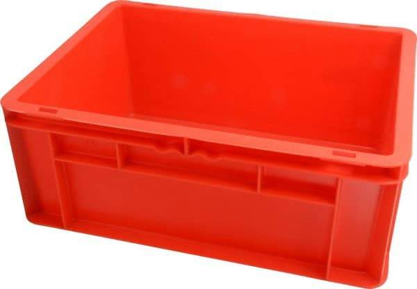 SSI Schaefer - 0.55 Cu Ft, 55 Lb Load Capacity Red Polypropylene Tote Container - Stacking, 15.8" Long x 11.9" Wide x 6.7" High - A1 Tooling