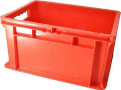 SSI Schaefer - 0.71 Cu Ft, 55 Lb Load Capacity Red Polypropylene Tote Container - Stacking, 15.8" Long x 11.9" Wide x 8.7" High - A1 Tooling