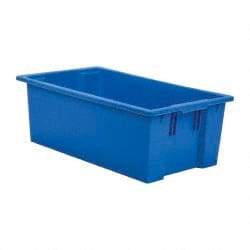 SSI Schaefer - 1.94 Cu Ft, 44 Lb Load Capacity Blue Polypropylene Tote Container - Stacking, Nesting, 28.4" Long x 16.6" Wide x 9.9" High - A1 Tooling