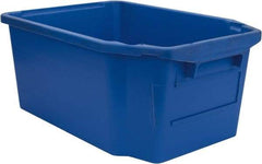 SSI Schaefer - 1.59 Cu Ft, 44 Lb Load Capacity Blue Polypropylene Tote Container - Stacking, Nesting, 23.7" Long x 15.8" Wide x 9.9" High - A1 Tooling