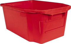 SSI Schaefer - 1.59 Cu Ft, 44 Lb Load Capacity Red Polypropylene Tote Container - Stacking, Nesting, 23.7" Long x 15.8" Wide x 9.9" High - A1 Tooling