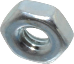 Value Collection - M2x4.00 Steel Right Hand Hex Nut - 4mm Across Flats, 1.6mm High, Zinc-Plated Finish - A1 Tooling