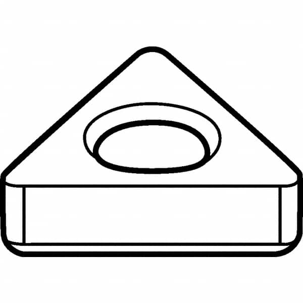 Kennametal - 4.57mm Inscribed Circle, Triangle Turning Shim for Indexables - 1/8" Thick, SM Shim Style, Positive Rake, Left Hand, Right Hand Cut - A1 Tooling