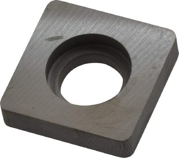 Kennametal - 8.53mm Inscribed Circle, Square Milling & Turning Shim for Indexables - Carbide, 0.188" Thick, SM Shim Style - A1 Tooling