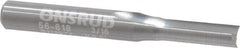 Onsrud - 3/16" Diam, 1/4" Shank Diam, 5/8" Length of Cut, 2 Flute Double Edge Straight Router Bit - 2" Overall Length, Right Hand Cut, Solid Carbide - A1 Tooling