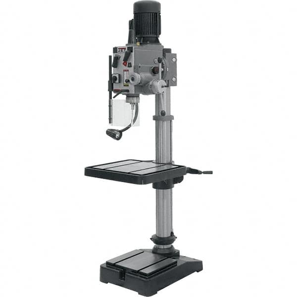 Jet - 20" Swing, Geared Head Drill Press - 12 Speed, 2 hp, Three Phase - A1 Tooling