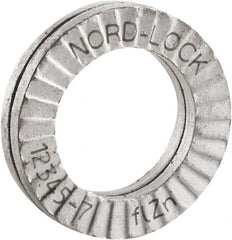 Nord-Lock - 1/2", Zinc Flake, Steel Wedge Lock Washer - Grade 2, 0.522 to 0.538" ID - A1 Tooling