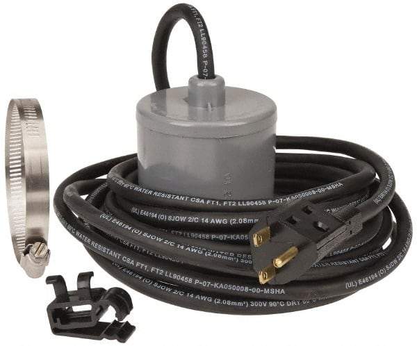 Berkeley - 230 AC Volt, Sump, Sew and Eff, Float Switch - 20 Ft. Cord Length, 2 HP, PVC - A1 Tooling