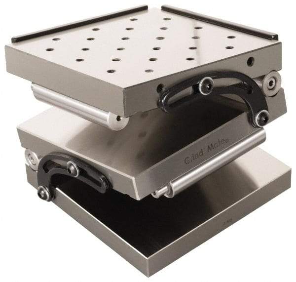 Interstate - 6" Long x 6" Wide x 3-1/4" High, Compound Precision Sine Plate - Square to within 0.0002" - A1 Tooling