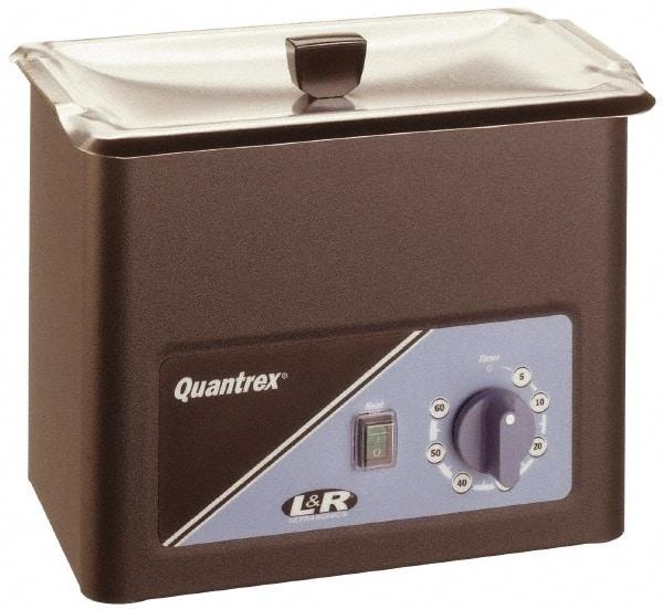 L&R Ultrasonic - Bench Top Solvent-Based Ultrasonic Cleaner - 0.85 Gal Max Operating Capacity, Stainless Steel Tank, 209.55mm High x 260.35mm Long x 165.1mm Wide, 117 Input Volts - A1 Tooling