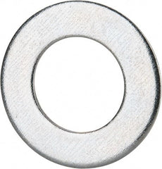 Value Collection - M36 Screw, Grade 8 Steel Standard Flat Washer - 37mm ID x 66mm OD, 5mm Thick, Zinc-Plated Finish - A1 Tooling