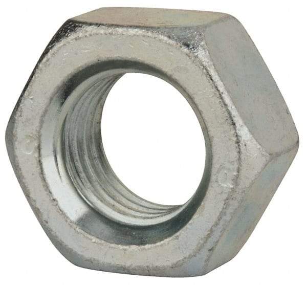 Value Collection - M30x3.50 Steel Right Hand Hex Nut - 46mm Across Flats, 24mm High, Zinc-Plated Finish - A1 Tooling