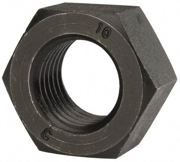 Value Collection - M36x4.00 Steel Right Hand Hex Nut - 55mm Across Flats, 29mm High, Uncoated - A1 Tooling