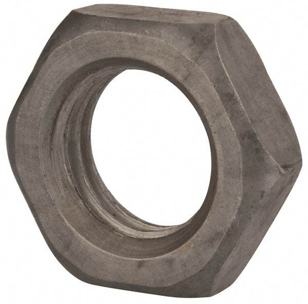 Value Collection - M24x3.00 Steel Right Hand Hex Jam Nut - 36mm Across Flats, 12mm High, Uncoated - A1 Tooling