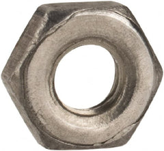 Value Collection - M3x0.50 Steel Right Hand Hex Jam Nut - 5.5mm Across Flats, 1.8mm High, Uncoated - A1 Tooling