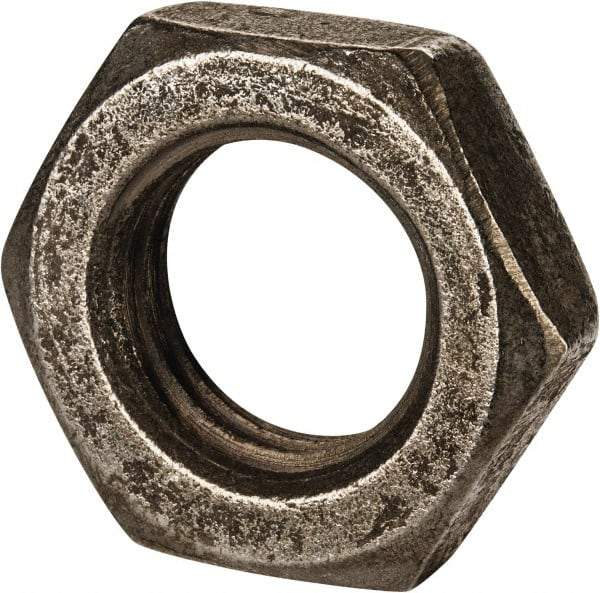 Value Collection - M30x3.50 Steel Right Hand Hex Jam Nut - 46mm Across Flats, 15mm High, Uncoated - A1 Tooling