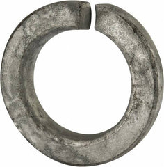 Value Collection - 1-3/8", 1.379" ID, 0.344" Thick Split Lock Washer - Grade 2 Steel, Hot Dipped Galvanized Finish, 1.379" Min ID, 1.408" Max ID, 2.219" Max OD - A1 Tooling