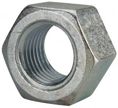 Value Collection - 2 - 4-1/2 UNC Steel Right Hand Hex Nut - 3" Across Flats, 1-23/32" High, Zinc Clear Finish - A1 Tooling