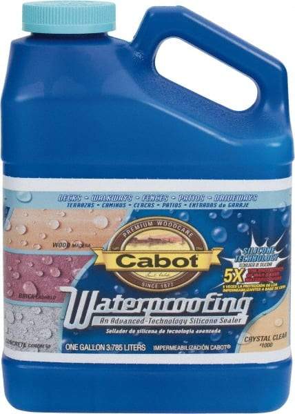 Cabot - 1 Gal Bottle Clear Flat Crystal Clear Sealer - 100 to 250 Sq Ft/Gal Coverage, <100 g/L VOC Content - A1 Tooling