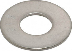 Value Collection - 7/16" Screw, Grade 316 Stainless Steel Standard Flat Washer - 1/2" ID x 1-1/8" OD, 0.062" Thick, Plain Finish - A1 Tooling