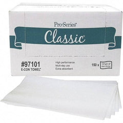 PRO-SOURCE - 1/4 Fold Food Service Wipes - Box, 21-1/2" x 13" Sheet Size, White - A1 Tooling