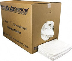 PRO-SOURCE - 40 Inch Long Virgin Terry Cotton Towels - White, Terry Cloth, Medium Lint, Box - A1 Tooling