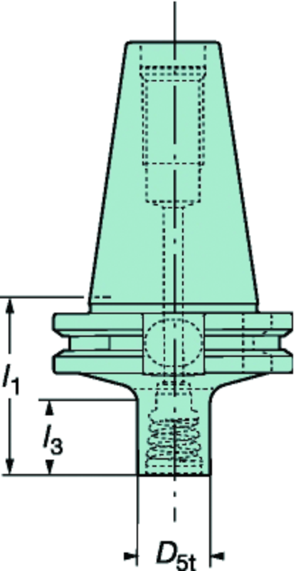 392.140EH-40 20 046 Iso 7388-1 To Coromant EH Adaptor - A1 Tooling