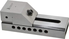 Interstate - 2-1/2" Jaw Width, 3-3/8" Jaw Opening Capacity, 1-1/4" Jaw Height, Toolmaker's Vise - Flat Jaw, 0.0002" Parallelism, 0.0002" Squareness, 7" OAL x 2-1/2" OAH - A1 Tooling