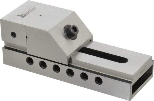 Interstate - 2" Jaw Width, 2-1/2" Jaw Opening Capacity, 1" Jaw Height, Toolmaker's Vise - Flat Jaw, 0.0002" Parallelism, 0.0002" Squareness, 5-1/2" OAL x 1-31/32" OAH - A1 Tooling