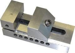 Interstate - 4" Jaw Width, 4-7/8" Jaw Opening Capacity, 1-3/4" Jaw Height, Toolmaker's Vise - Flat Jaw, 0.0002" Parallelism, 0.0002" Squareness, 9-5/8" OAL x 3-1/2" OAH - A1 Tooling