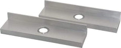 Wilton - 4-1/2" Jaw Width, Rubber Covered Aluminum, Vise Jaw Cap - Magnetic Attachment - A1 Tooling