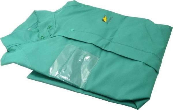 OnGuard - Size S, Green, Chemical, Rain, Flame Resistant/Retardant Jacket - 46" Chest, 1 Pocket - A1 Tooling