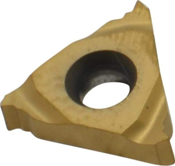 Seco - 16NR Internal Right Hand 16 UN Laydown Threading Insert - Grade CP500, TiAlN/TiN Coated Carbide - A1 Tooling