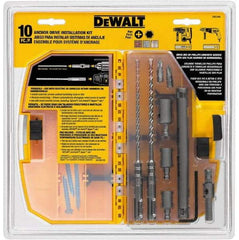 DeWALT - 10 Piece Carbide Tipped Masonry Anchor Installation Kit - For Use with SDS Rotary Hammers - A1 Tooling