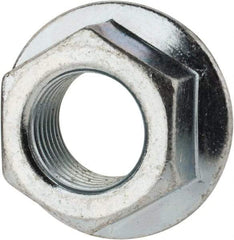 Value Collection - 5/8-18, 1-9/32" Flange Diam, Serrated Flange Nut - Grade Grade 2 Steel, Zinc-Plated Finish, 0.569" Flange Height - A1 Tooling